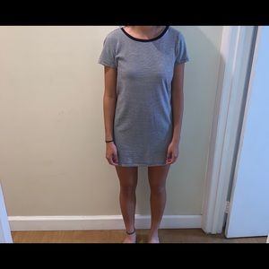 Navy Blue T-Shirt Dress